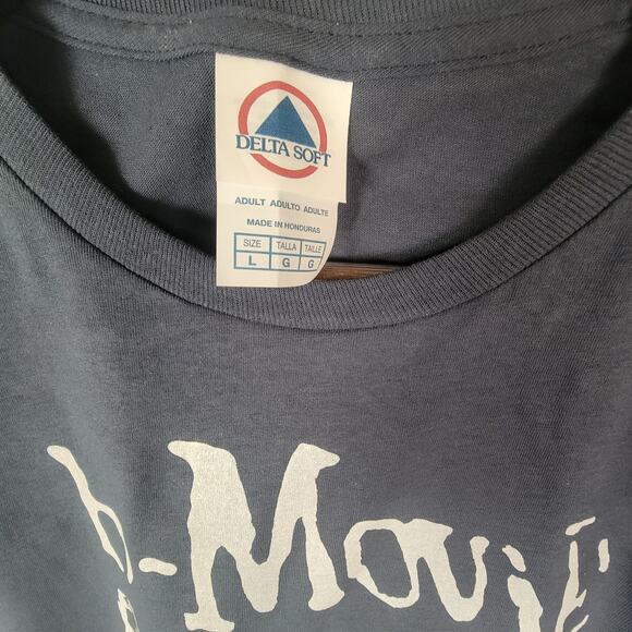 B Movie band t shirt size large navy - Picture 2 of 2
